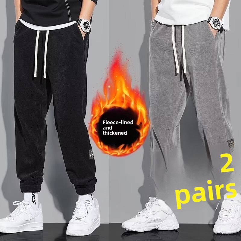Corduroy Pant Warm - Uniwersalne spodnie damskie na co dzień,
