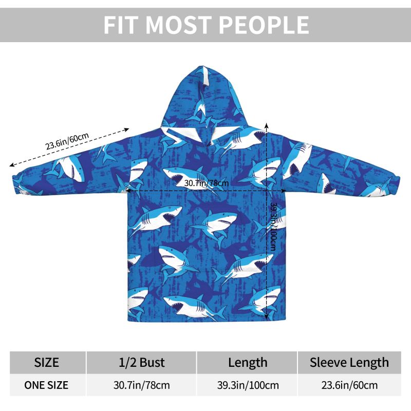 Koc-płaszcz z kapturem z nadru – Sherpa Hoodie Fleece recenzja i cena