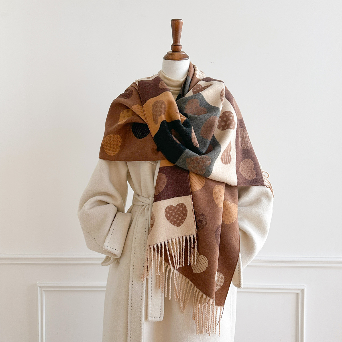 Damski szal z imitacji kaszmir – Cashmere Pashmina Wrap recenzja i cena