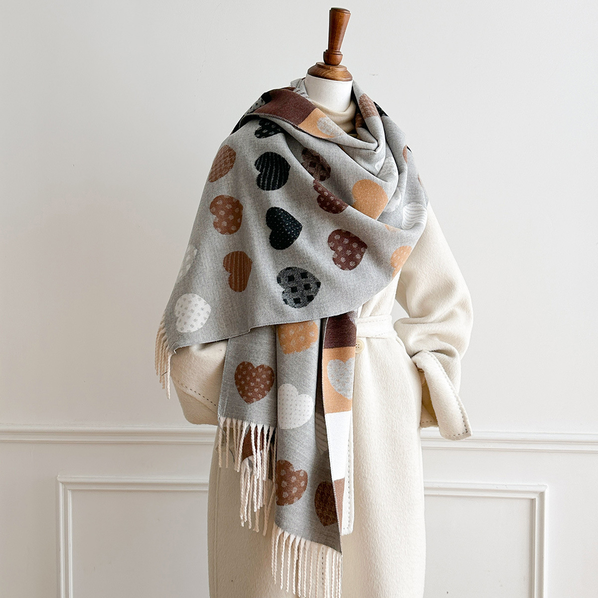 Damski szal z imitacji kaszmir – Cashmere Pashmina Wrap recenzja i cena