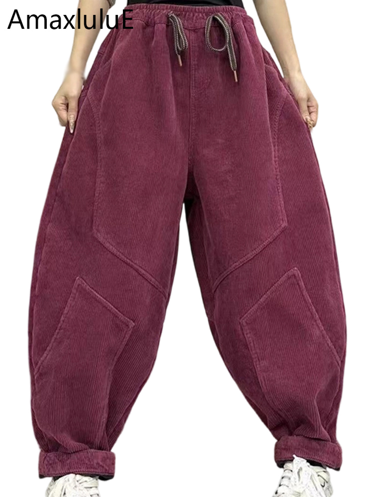 Amax LuluE Design Zimowe Damsk – Corduroy Pant Warm recenzja i cena