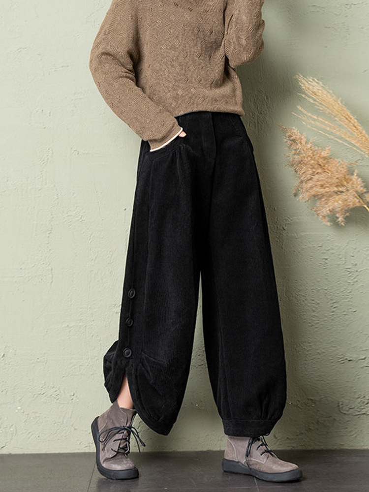 Damskie spodnie sztruksowe kor – Corduroy Pant Warm recenzja i cena
