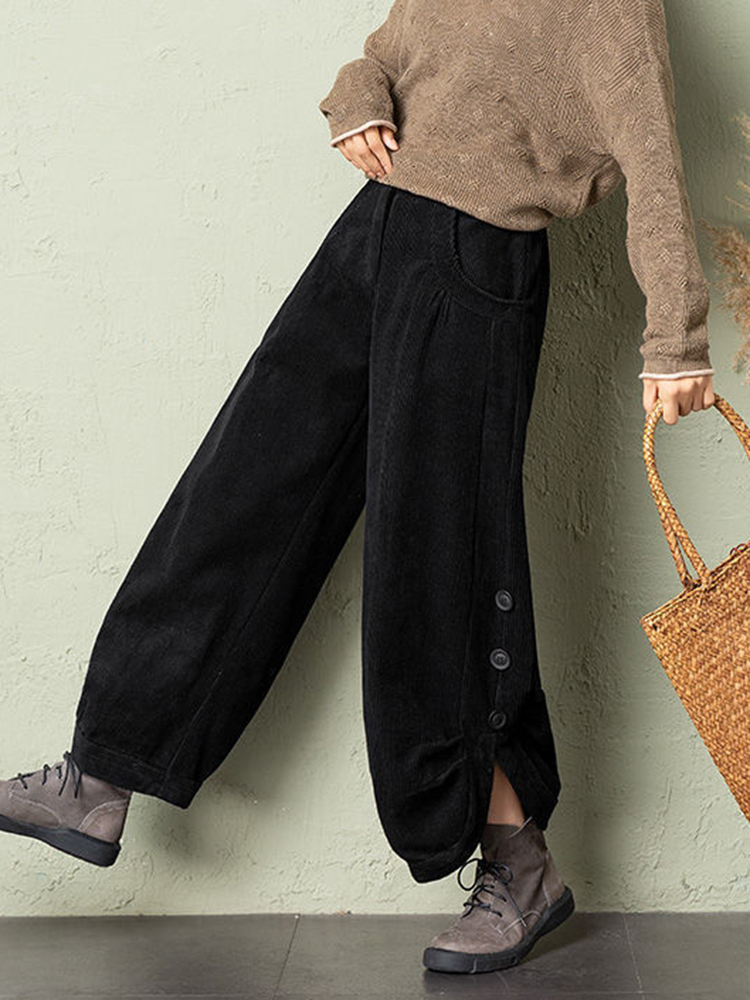 Damskie spodnie sztruksowe kor – Corduroy Pant Warm recenzja i cena