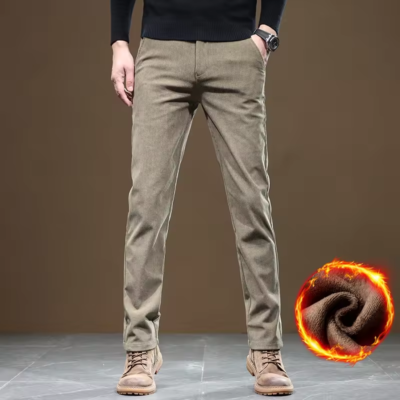 Męskie Grube Ciepłe Spodnie Bi – Corduroy Pant Warm recenzja i cena