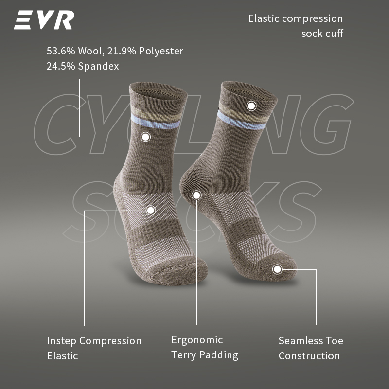 Skarpety rowerowe EVR z wełny  – Thermal Sock Wool recenzja i cena